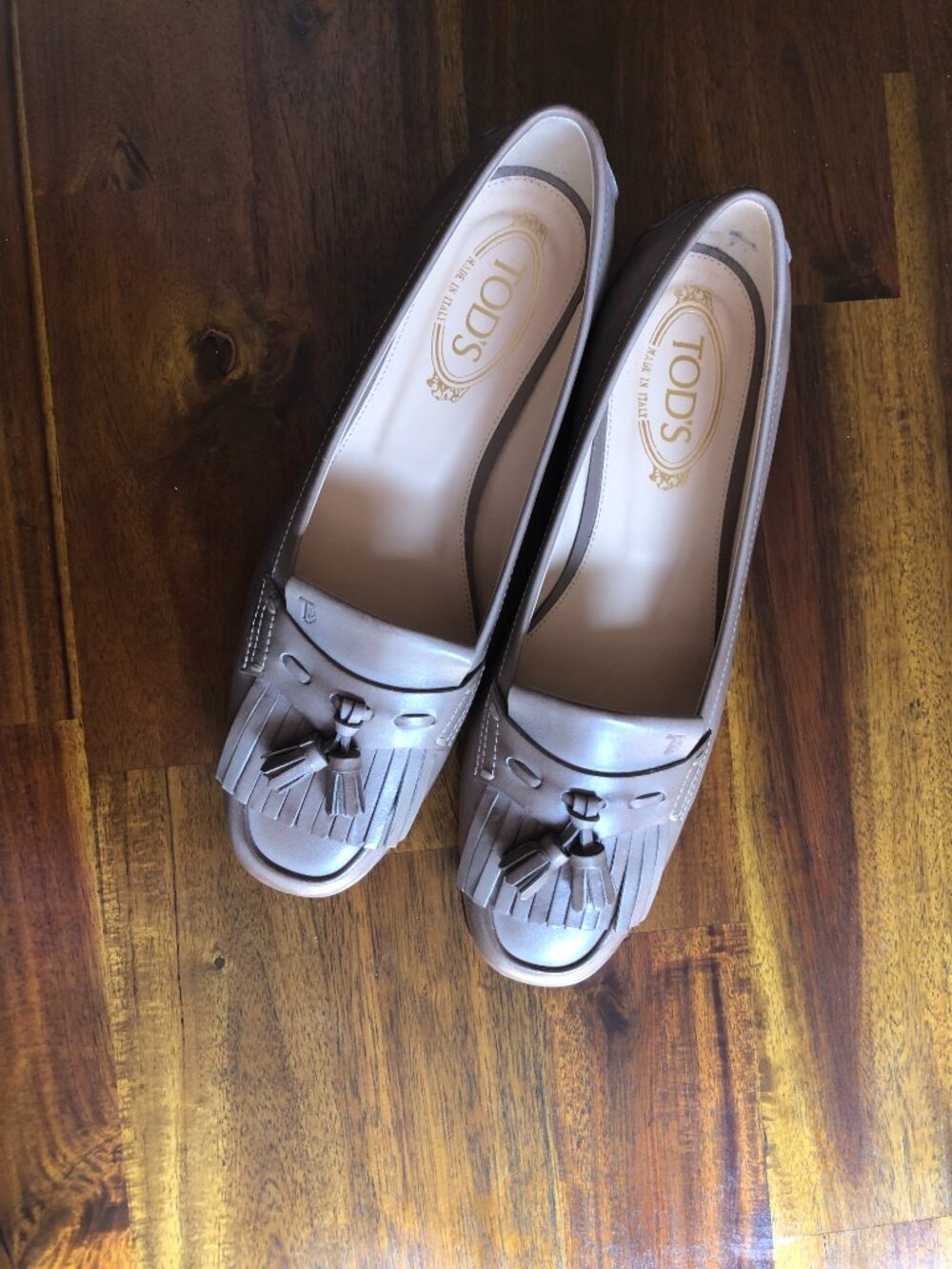 Brand new Tod's taupe loafer in size 40 - 9.5